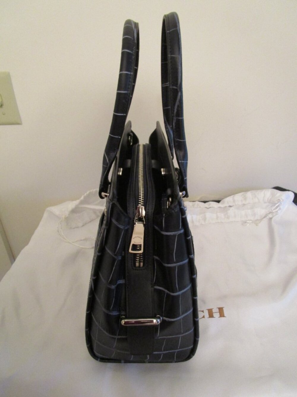 Coach Denim Croco Swagger - Picture 5 of 13